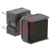 Omron Automation - A165-JBA-2 - ALTERN. BLACK Rectangular 2 SIDES GUARDED DPDT NON-Illuminated Pushbutton Switch|70179908 | ChuangWei Electronics