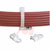 Panduit - TA1S8-M - uses #8 screw or rivet Low profile 4-Way Mount, Cable Tie|70044555 | ChuangWei Electronics