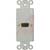 GC Electronics - 32-1003 - with Faceplate - White D#cor-1 High Density HD-15 Female to Female Jack|70159528 | ChuangWei Electronics