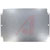Altech Corp - 155-016 - 8.43 in. 12.36 in. Silver Gray Polyurethane Cast Aluminum Plate, Mounting|70075209 | ChuangWei Electronics