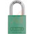 ABUS USA - 08302 - Green KD Shackle 1/4in D 1-1/16in H 13/16in W 1-1/2in W Anodized Al Padlock|70566969 | ChuangWei Electronics