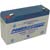 Power-Sonic - PS-6100-F2 - PS Quick Disconnect: 0.25 12Ah 6VDC Lead Acid Rectangular Rechargeable Battery|70115700 | ChuangWei Electronics
