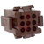 TE Connectivity - 1-640511-0 - Brick Red Nylon 0.165 x 0.165 in. 9 A (Max.) 250 VAC Connector, Soft Shell|70083735 | ChuangWei Electronics