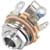 Switchcraft - C12AX - 1/4 in. 0.437 in. Nickel Plated Copper Alloy 2 Panel Mount Jack, Phone|70214301 | ChuangWei Electronics
