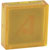 EAO - 61-9321.4 - 15.3x15.3 mm Transparent Yellow Matte Square Flat Raised Plastic Lens Accessory|70029501 | ChuangWei Electronics