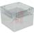 Bud Industries - PN-1337-C - PN Series 4.72x4.72x3.54In Gray/Clear Lid Polycarbonate,UL94HB Box-Lid Enclosure|70148520 | ChuangWei Electronics