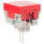 NKK Switches - AT480CC - CAP PUSHBUTTON SQ RED/RED LED|70365131 | ChuangWei Electronics