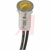 VCC (Visual Communications Company) - 1030D3 - 0.187 Termi Lens, Flush 105-125 VAC 0.500 In Amber Neon Indicator, Pnl-Mnt|70130165 | ChuangWei Electronics