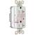 Pass & Seymour - 2095NTLI - Ivory 5-20 NEMA Config. 125 VAC 20 Amp GCFI/Nightlight Receptacle|70050625 | ChuangWei Electronics