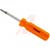 Apex Tool Group Mfr. - CMB4V - Carded Orange Handle 4-In-1 Interchangeable Bit Screwdriver Crescent|70222104 | ChuangWei Electronics