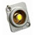 Amphenol Audio - ACJD-YEL - RCA Jack in D type diecast nickel shellGold plated contacts|70400430 | ChuangWei Electronics