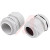 RS Pro - 8229754 - IP68 18 - 25mm Cable Dia Range M32 Grey Nylon Cable Gland With Locknut|70656192 | ChuangWei Electronics