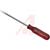 Apex Tool Group Mfr. - R183BK - Red Handle 1/8 In. X 3 In. Round Blade Pocket Clip Style Screwdriver Xcelite|70222914 | ChuangWei Electronics