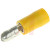 RS Pro - 534935 - Yellow 5mm Bullet Dia. 12 - 10 AWG Insulated Male Crimp Bullet Connector|70639654 | ChuangWei Electronics