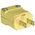Hubbell Wiring Device-Kellems - HBL5865VY - Steel Brass Nylon 0.218 to 0.385 in. Yellow 125 V 15 A Electrical Plug|70116137 | ChuangWei Electronics
