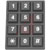 Grayhill - 84LS-AB2-112 - Matrix Silicone Rubber 1000 Megohms (Min.) 2.350 + 0.020 in. 3 x 4 Keypad|70217240 | ChuangWei Electronics