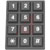 Grayhill - 84LS-AB2-112 - Matrix Silicone Rubber 1000 Megohms (Min.) 2.350 + 0.020 in. 3 x 4 Keypad|70217240 | ChuangWei Electronics