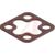 Lumberg Automation / Hirschmann - 730843002 - NBR Material Type A For GSA Series GSA 200-4 BROWN Valve Flat Gasket|70051034 | ChuangWei Electronics