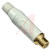 Amphenol Audio - ACJR-WHT - Gold plated contacts Coloured shell Diecast shell RCA Jack|70400423 | ChuangWei Electronics