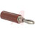 Johnson-Cinch Connectivity Solutions - 108-1762-101 - 3500 V (RMS) (Min.) Nickel Silver Brass Red 15 A Plug Banana Plug|70090236 | ChuangWei Electronics