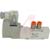 SMC Corporation - VQZ3121-3YZ1-N11T - 3/8 PORT DIN 110VAC 2 POSITION SNGL BODY PORTED 5 PORT SOLENOID VALVE|70072035 | ChuangWei Electronics