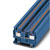 Phoenix Contact - 3211760 - 6.2 mm W Blue 24-10 AWG Push-In Conn Feed Thru DIN Rail Term Blk Conn|70170326 | ChuangWei Electronics