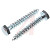 RS Pro - 824878 - 6mmx40mm Zinc plated & clear Passivated Steel Coach Screw|70789493 | ChuangWei Electronics