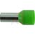 Allied Terminals - E16-12-GREEN - Insulated Green 6 AWG Bootlace Ferrule|70053915 | ChuangWei Electronics