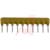 Bourns - 4610X-101-152LF - 10Pin 100V 2% 1.25W Conformal SIP Epoxy Resin Bussed 1.5K Ohms Resistor, Ntwrk|70155532 | ChuangWei Electronics