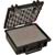 Serpac - R-300 BLACK W/FOAM - 9.85x10.8x4.5in Foam Blk Resin IP67 Airtight Waterproof Carrying/Equipment Case|70196482 | ChuangWei Electronics
