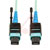 Tripp Lite - N846-10M-24-P - 10M MTP / MPO Patch Cable 100GBASE 24 Fiber OM3 Plenum Aqua 33ft|70590821 | ChuangWei Electronics