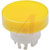 NKK Switches - AT3002EB - Polycarbonate ForYB Series Yellow Round Solid Cap Accessory|70192576 | ChuangWei Electronics