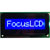 Focus Display Solutions - FDS8X1(79X36)LBC-SBS-WW-6WN55 - 5V  Wht Edge lit Blue STN Display; LCD; Character Module; 8x1(79x36)|70456298 | ChuangWei Electronics