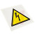 RS Pro - 7760945 - 150x150mm Hazard Warning Electricity Danger Sign with Pictogram Only Vinyl|70652570 | ChuangWei Electronics