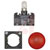Siemens - 3SB3217-6AA20 - 400 V ac/dc IP66 22mm Cutout Red Control station indicator|70383465 | ChuangWei Electronics