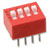Grayhill - 78B04ST - Tape seal 0.15A, 30VDC Raised Slide 4 Pos. SPST Switch, DIP|70259535 | ChuangWei Electronics