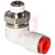 SMC Corporation - KSL11-35S - Push In 3/8 in NPT 1/4 Male Pneumatic Elbow Threaded-to-Tube Adapter|70073148 | ChuangWei Electronics
