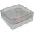 Bud Industries - PN-1338-C - PN Series 6.3x6.3x2.36 In Gray/Clear Lid Polycarbonate,UL94HB Box-Lid Enclosure|70148521 | ChuangWei Electronics