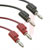 Pomona Electronics - B-36-02 - 36 Inch Patch Cord Set, Black/Red Banana Plug|70197713 | ChuangWei Electronics