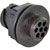 ITT Cannon - APD-1CP6 - APD Ser. Code 1 Keyed Black 6-Way (Cavity 1 Closed) Jam Nut Receptacle Circ Conn|70473255 | ChuangWei Electronics