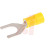 RS Pro - 6139867 - Yellow Vinyl M8 12 - 10AWG Insulated Crimp Spade Connector|70646277 | ChuangWei Electronics