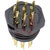 Cooper Interconnect - 126-012 - 9 pin contact solder cup term male panel receptacle w/hex nut mini hex connector|70144724 | ChuangWei Electronics