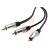 RS Pro - 4082084 - Audio Cable Assembly Male RCAx2 to 3.5 mm Male Stereo Plug|70642178 | ChuangWei Electronics