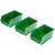 RS Pro - 4844012 - 76mmx101mmx167mm Green Plastic Stackable Storage Bin|70614759 | ChuangWei Electronics
