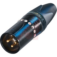 Neutrik NC3MXX-B-CRYSTAL