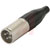 Amphenol Audio - AC3MI - Silver Plated Nickel Plated Zinc IDC 3 Cnts Male Straight XLR Plug|70400402 | ChuangWei Electronics