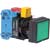IDEC Corporation - HW2B-A1F10-G - Green Square, Flush Plastic Bzl 22mm 1 NO Maint?d Pushbutton Switch|70174101 | ChuangWei Electronics
