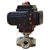 Dwyer Instruments - WE31-HTD03-T2-D - 3-Way NPT SST Ball Valve 24 VDC Flow Path B 2