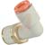 SMC Corporation - KQ2L07-M5 - Pneumatic Elbow Threaded-to-Tube Adapter, M5 x 0.8 Male, Push In 1/4 in