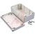 Hammond Manufacturing - 1555B2GY - 1555 Series StyledLid IP66 2.6x2.6x1.6 In Gray Polycarbonate Box/Lid Enclosure|70163940 | ChuangWei Electronics